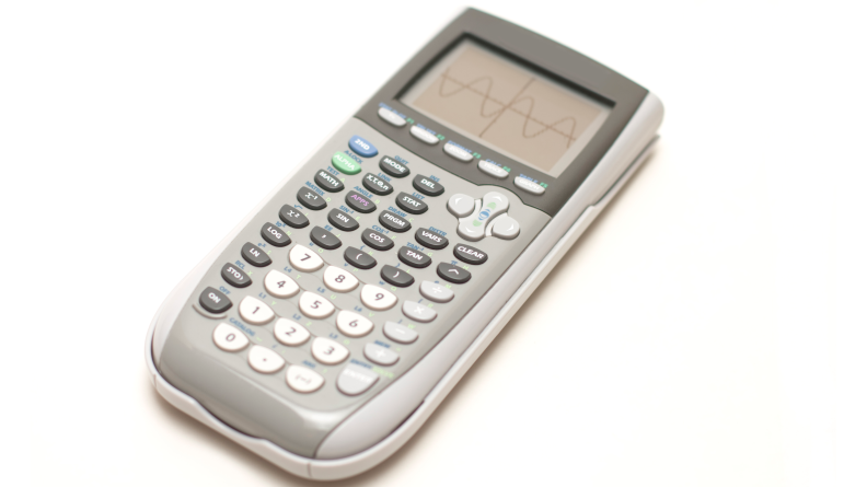 A calculator still comes in handy for students.