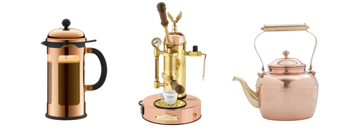 Copper small kitchen deals appliances