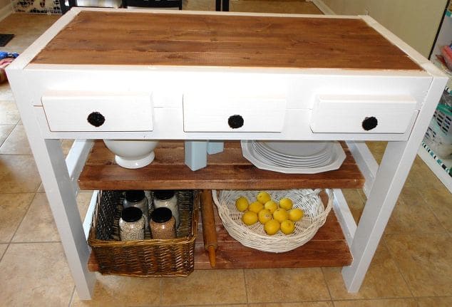 30 Kitchen Island Made With 2x4s Diy How To Kitchen Design 