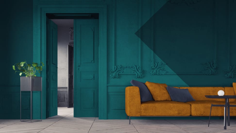 color-blocking is a rising interior design trend of 2020