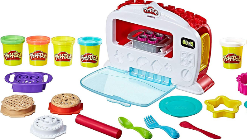 Play-Doh kitchen toy.