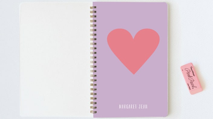 Purple notebook