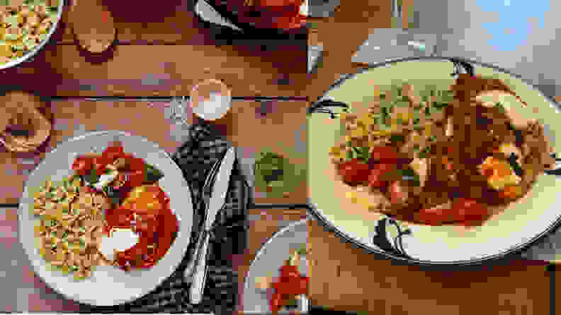 Amazon Meal Kit Chicken Dinner: PR Photo vs. Real Photo