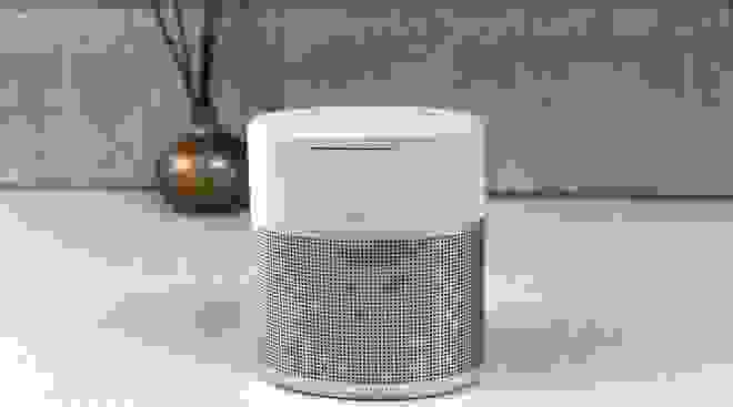 white cylinder speaker