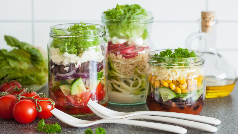 A set of mason jars can help you tackle kitchen tasks.