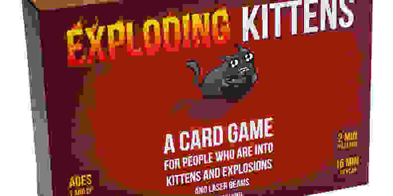 Exploding Kittens game box