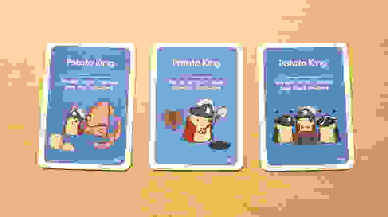 Potato king cards in Potato Pirates