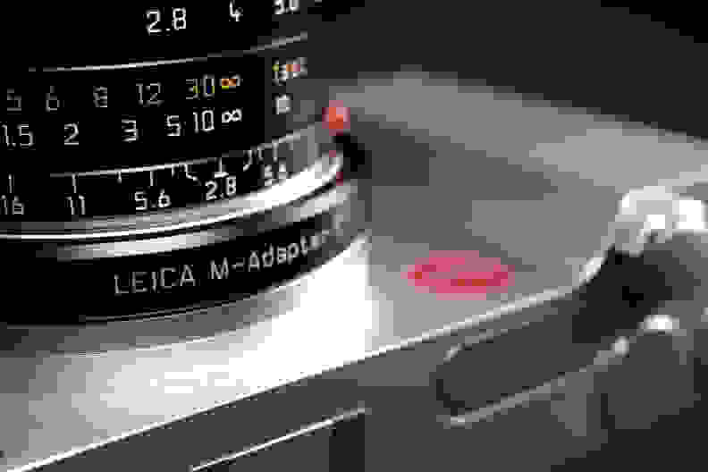 The Leica T is compatible with a new T-M adapter, letting you use M-mount glass on the new camera.
