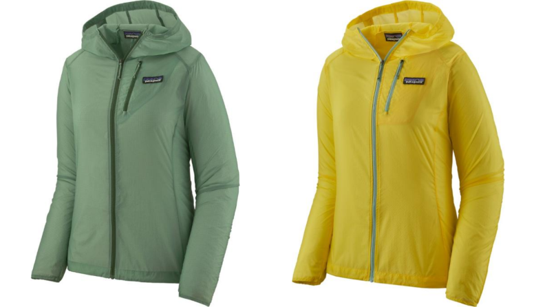 Patagonia jacket in green and yellow