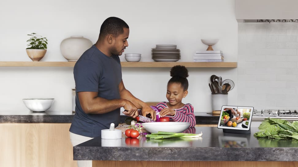 Google home best sale hub in kitchen