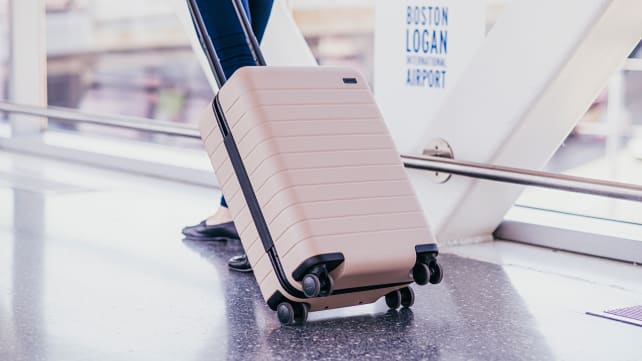Away luggage in action