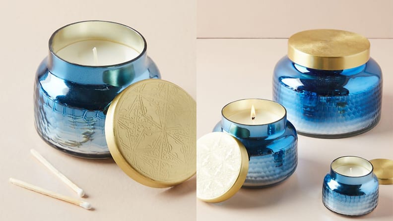 A photo of the Capri Blue Candle from Anthropologie.