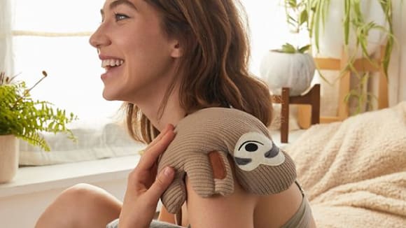 Huggable Sloth Cooling and Heating Pad