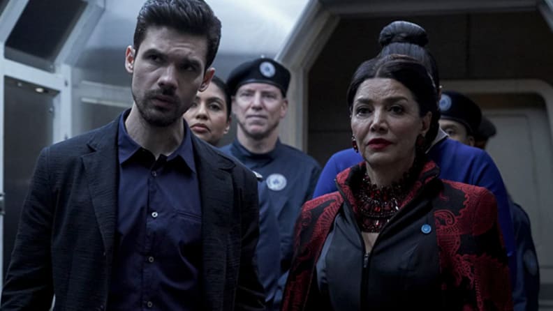 A still from 'The Expanse' featuring