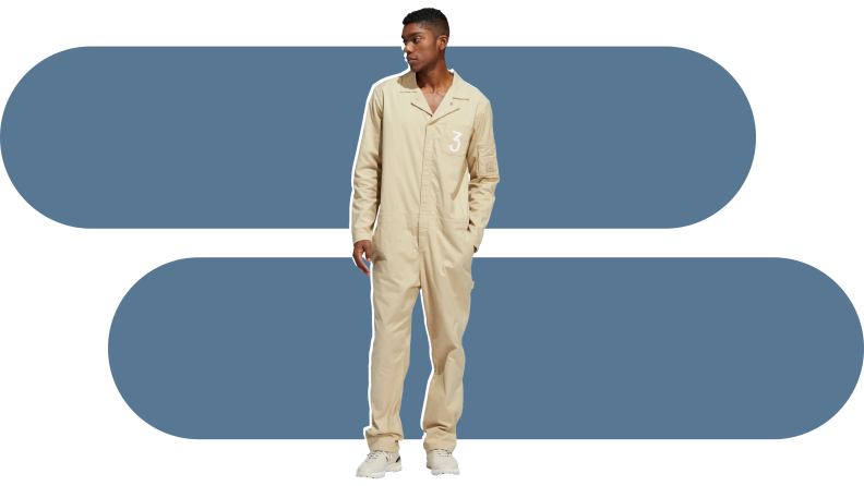 A man in an Adicross sweatsuit.