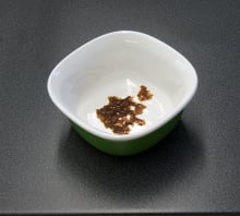 Miele G4225SCU—Cheese Stain After Pots & Pans Cycle