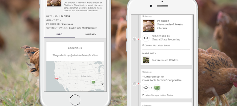 The blockchain-enabled meat delivery service allows shoppers to see where their meat comes from.