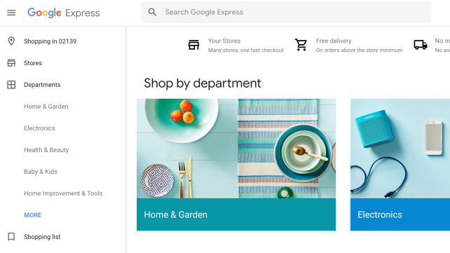 google express home page real