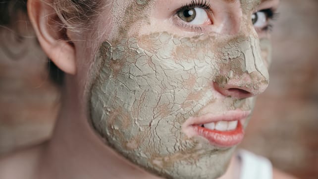 Mask in use
