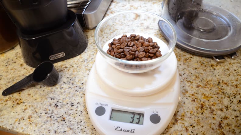 Although we recommend using freshly roasted beans, ground coffee can work as well.