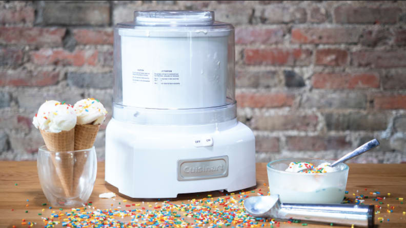 This ice cream maker is versatile and easy to use.