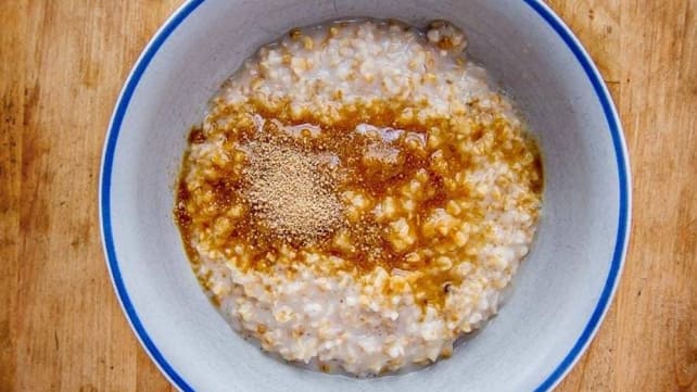Sous vide overnight oats