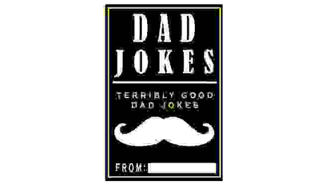Dad Jokes book cover with mustache