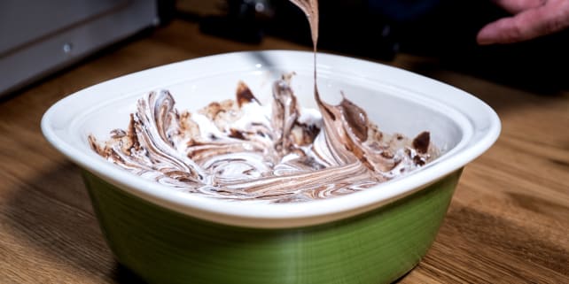 Swirling dip
