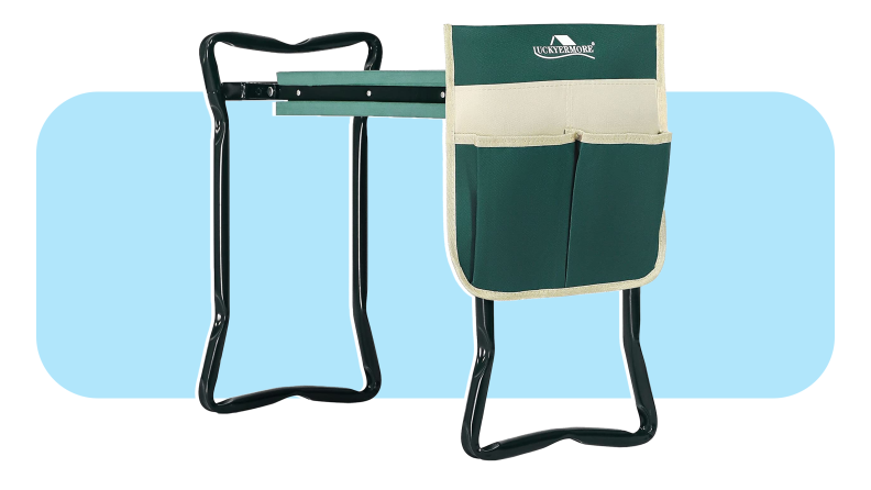 Product shot of the Luckyermore Garden Kneeler and Seat.