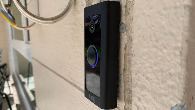 Echo Dot (3rd Gen) - Charcoal + Ring Video Doorbell Wired Smart Wifi  Doorbell Camera