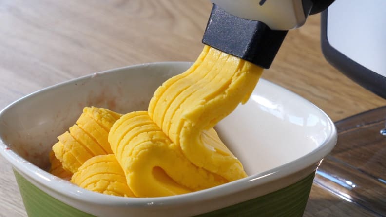 Soft-Serve Gourmia GSI180 Automatic Healthy Frozen Dessert Maker Makes Sorbet 