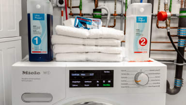 The Miele WWH860 is one of the best compact washers around.