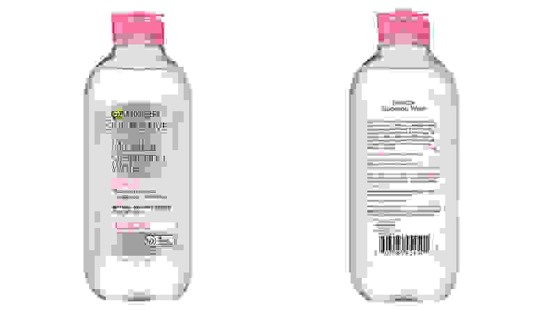 The Garnier SkinActive Micellar Cleansing Water.