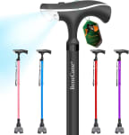 Product image of BeneCane Adjustable Walking Stick with LED Light and Panic Button