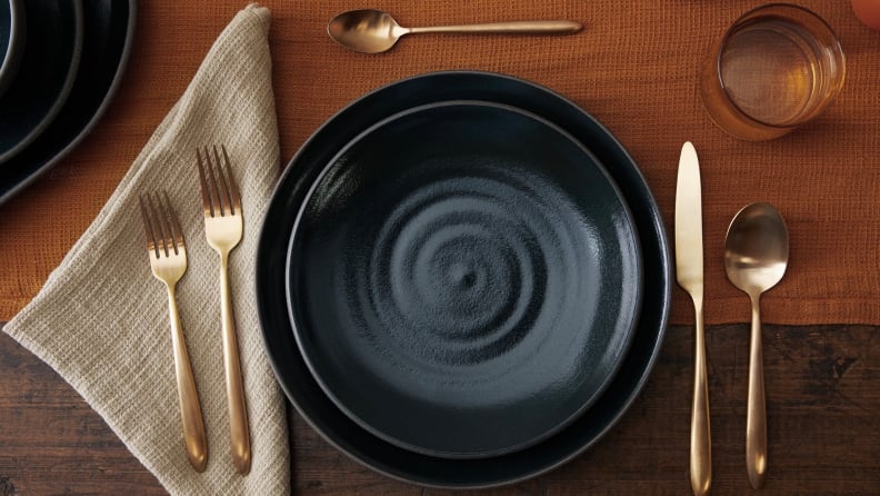 Parachute linen waffle napkins are the finishing touch on any table.