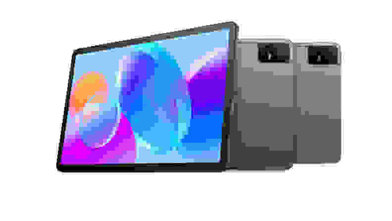A full color e-ink tablet on a white background.