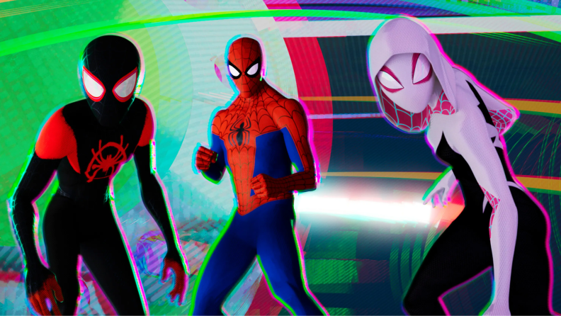 A still image of Spider-Man Into the Spider-Verse movie