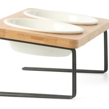 Product image of Fukumaru Elevated Ceramic Cat Bowls