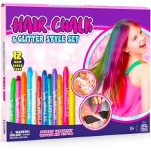 Product image of Purple Ladybug Hair Chalk & Glitter Style Set