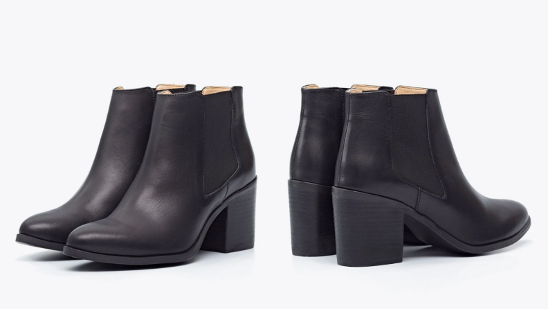 Heeled chelsea boot.