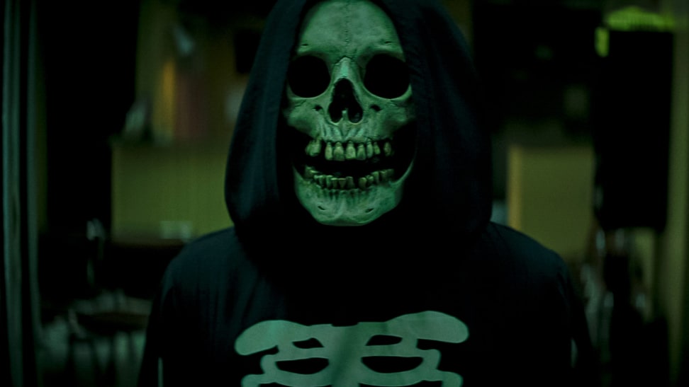 A killer in a skull mask terrorizes Shadyside in ‘Fear Street.’