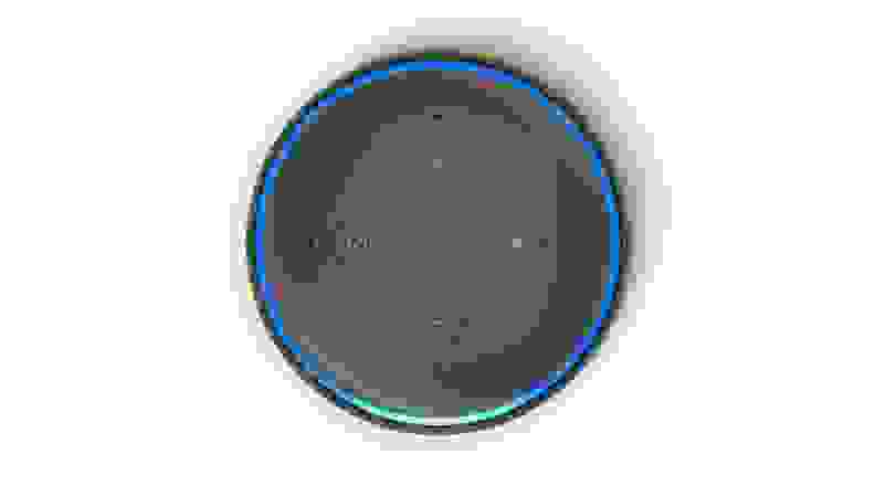Top view of Echo Dot