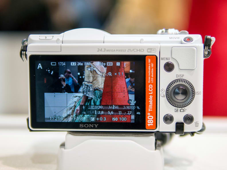 The Sony A5100 has the same 3-inch, 921k-dot LCD as the Sony A6000.