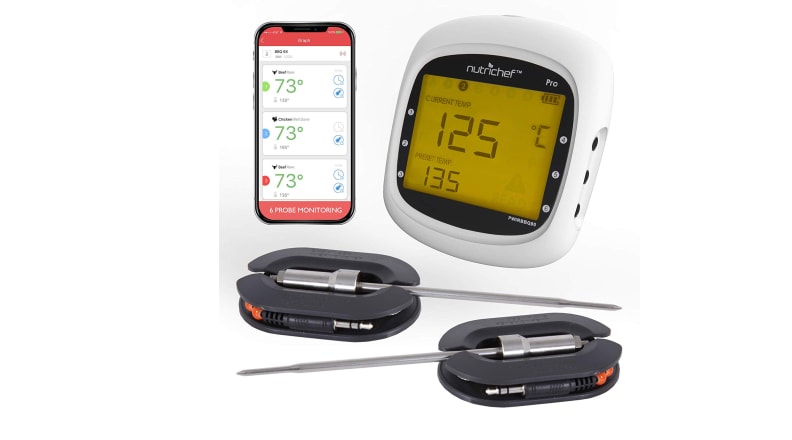 Smart Bluetooth BBQ Grill Thermometer