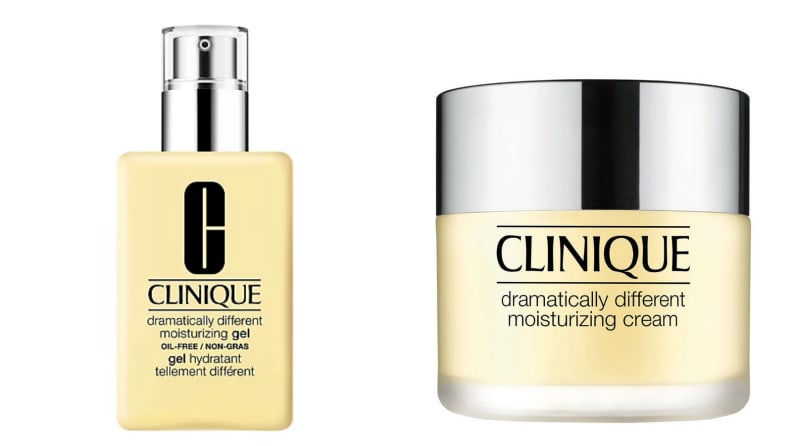 Clinique moisturizer on white background