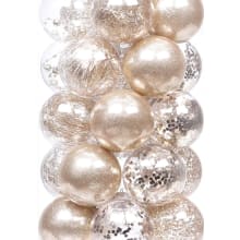 Product image of Shatterproof Clear Plastic Christmas Ball Ornaments
