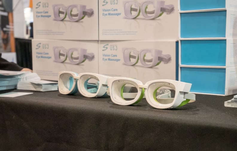 The Vision Care eye massager, vibrated my eye sockets, and blasted hot air into my retinas.
