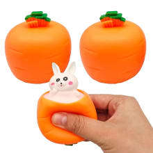 Product image of Rabbit Carrot Squeeze Toy