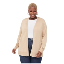 Product image of Lane Bryant Modern Long-Sleeve Open-Front Cardigan
