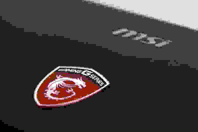 A picture of the MSI GS60 Ghost's badge.